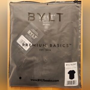 BYLT Short Sleeve Black Henley (size - XL)